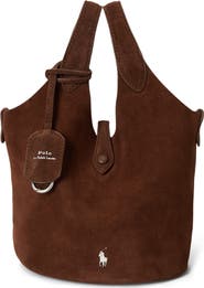 Polo Ralph Lauren Polo Play Small Suede Tote
