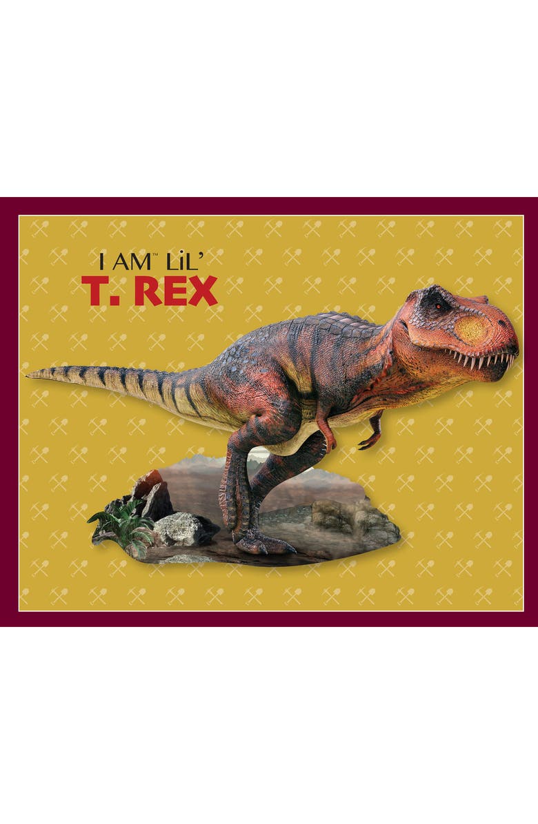 Madd Capp I Am Lil T. Rex 48 Piece Dinosaur Shaped Puzzle, Alternate, color, 
