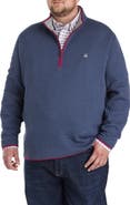 Brooks Brothers Big & Tall Quilted 1/2-Zip Pullover