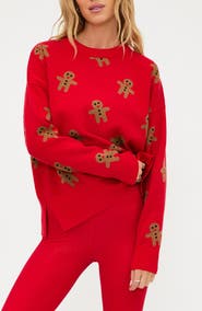 Beach Riot Callie Gingerbread Man Sweater