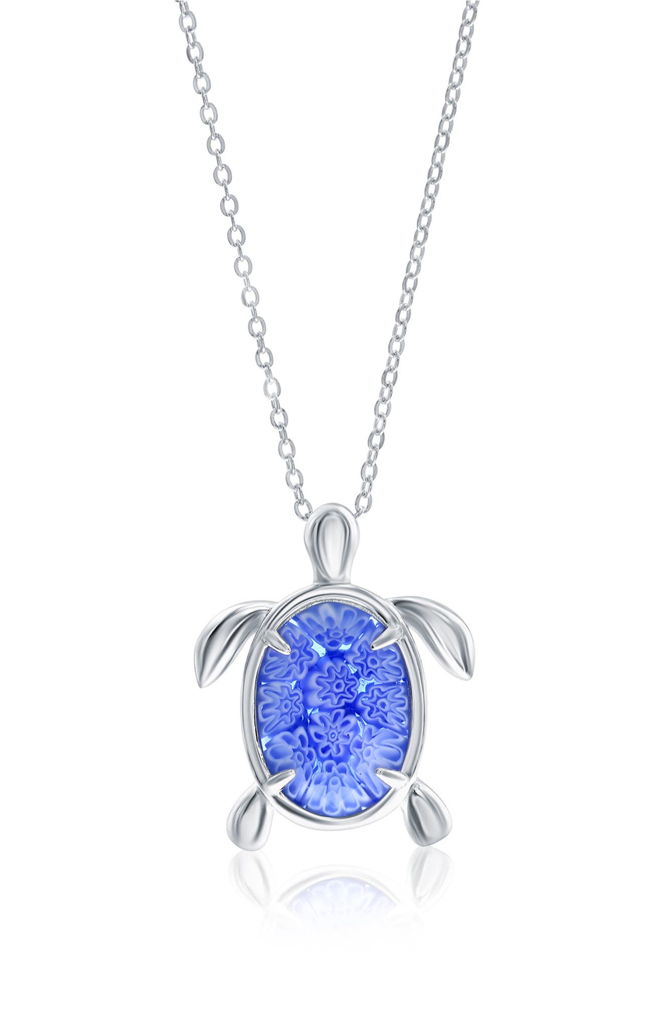 Venetian Turtle Pendant Necklace
