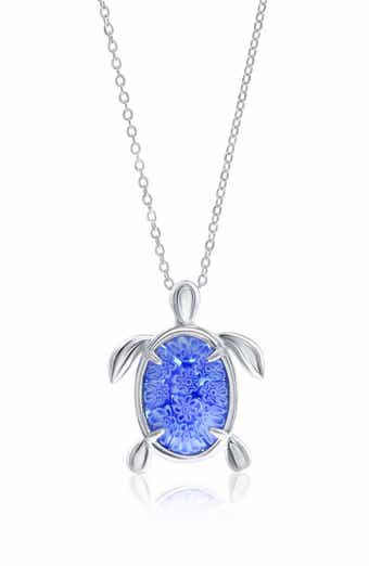 Venetian Turtle Pendant Necklace