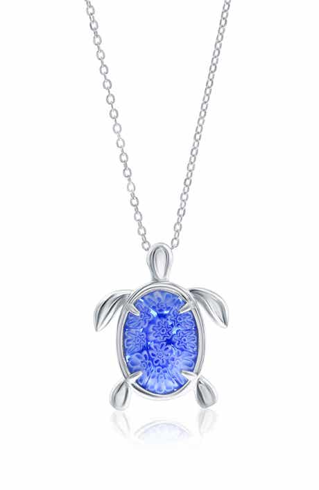 Venetian Turtle Pendant Necklace
