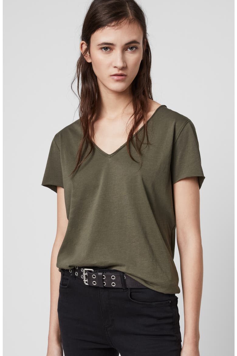 Emelyn Tonic Tee, Alternate, color, DRIFTWOOD KHAKI