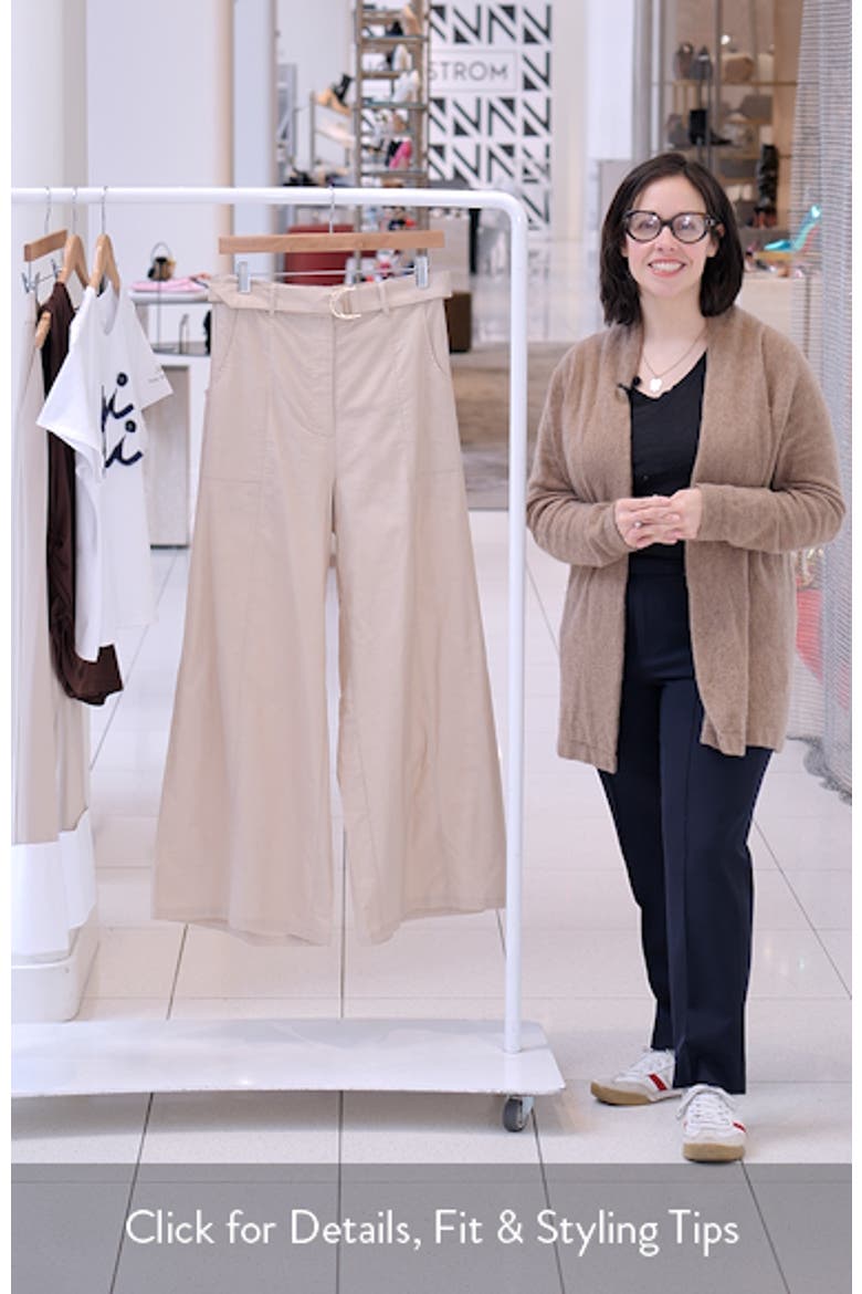 Sadie Cotton & Linen Wide Leg Pants video
