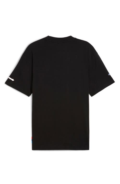 Puma Bmw M Motorpsort Badge Graphic T-shirt In Black