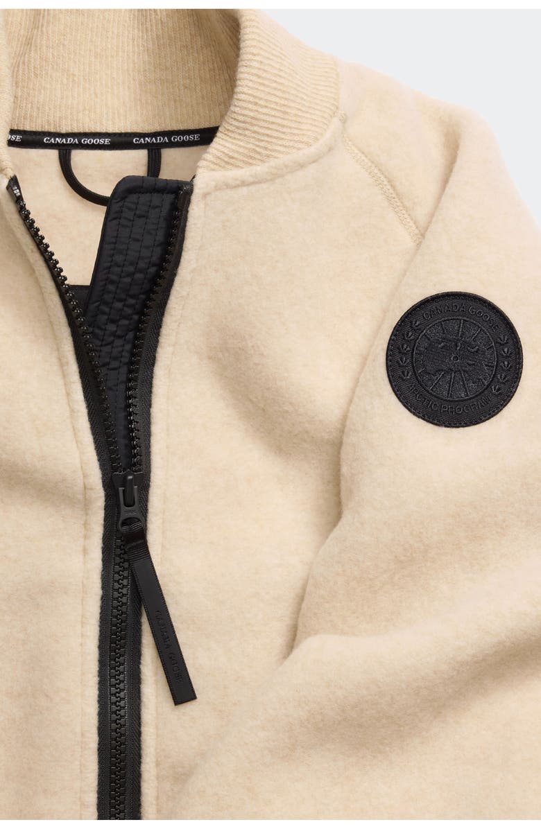 Canada Goose Sierra High Pile Fleece Bomber, Alternate, color, Light Tan