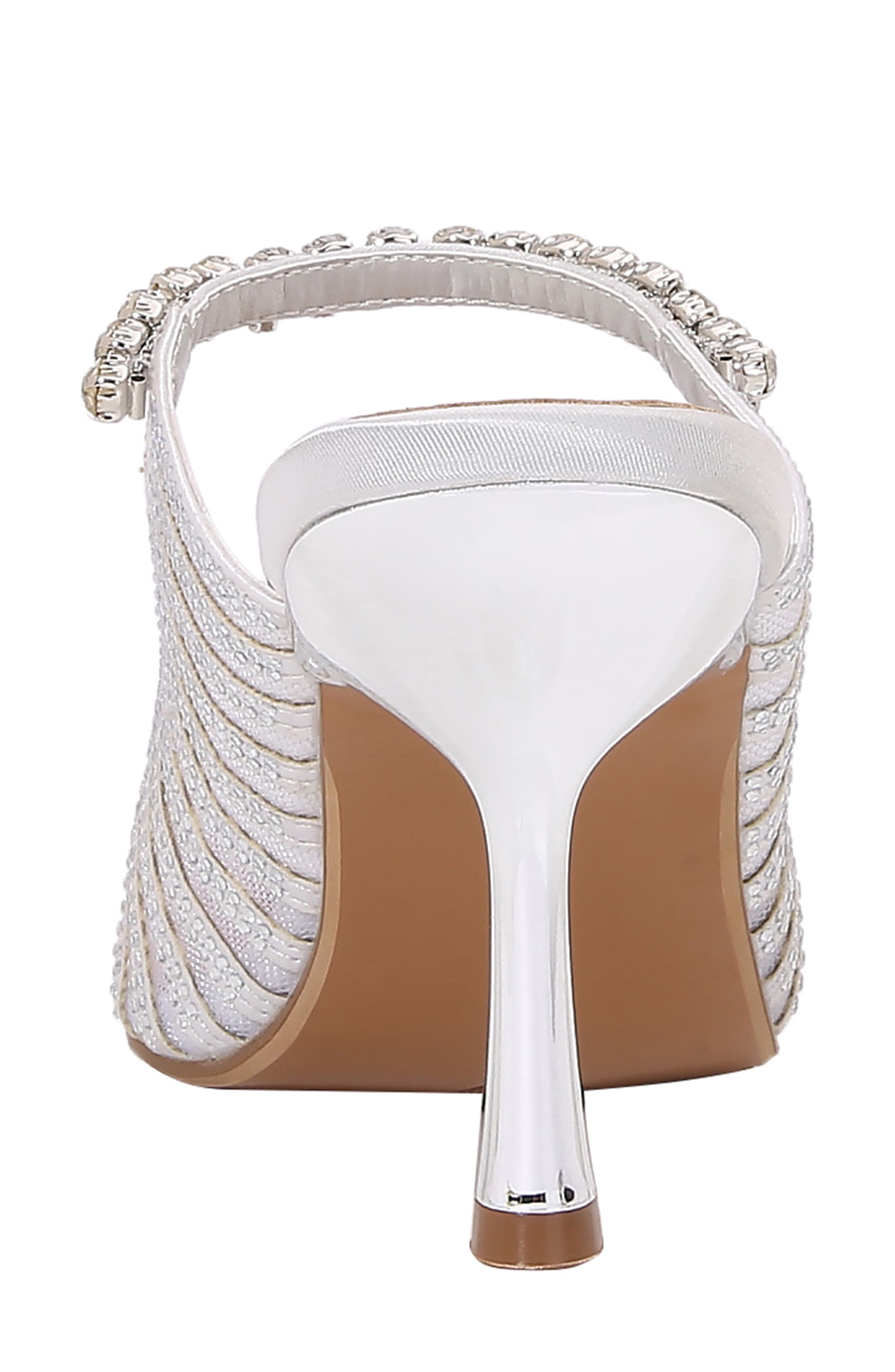 Love Mary Jane Mule, Alternate, color, SILVER