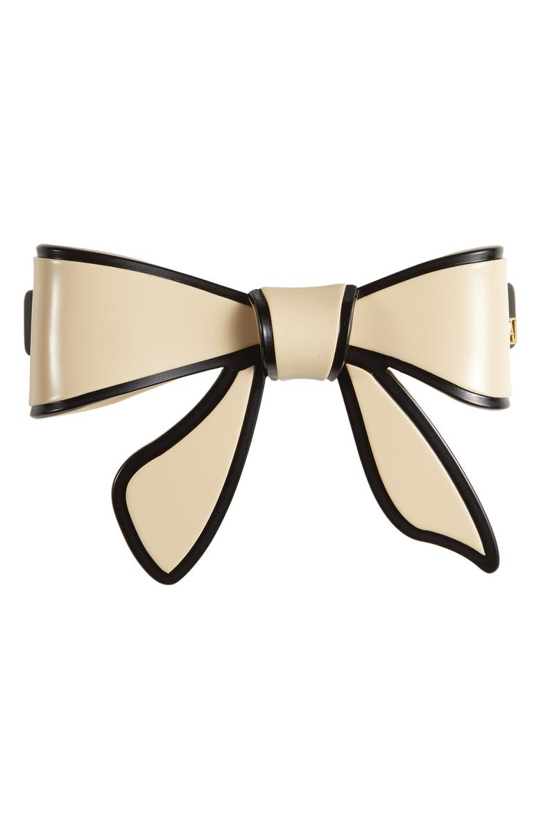 Alexandre de Paris Tenderly Bow Barrette, Main, color, Liserai