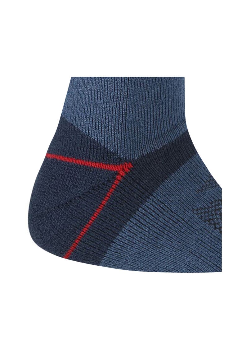Blister Protection Ii Socks, Alternate, color, Dark Denim and Dark Red