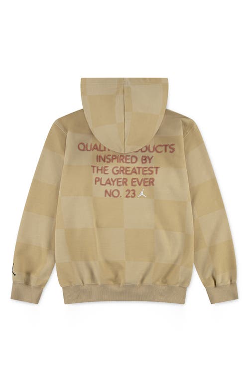 Jordan Boys Deep Dish Pullover Hoodie In Brown