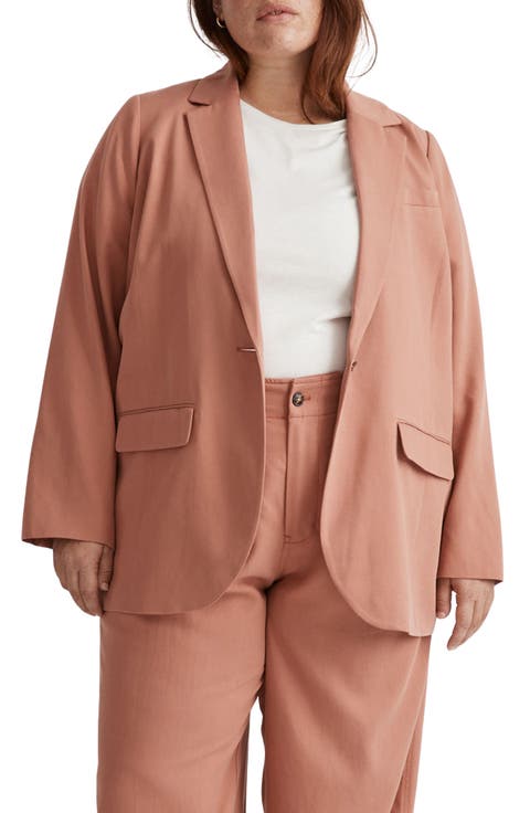 The Larsen Drapeweave Blazer (Plus Size)