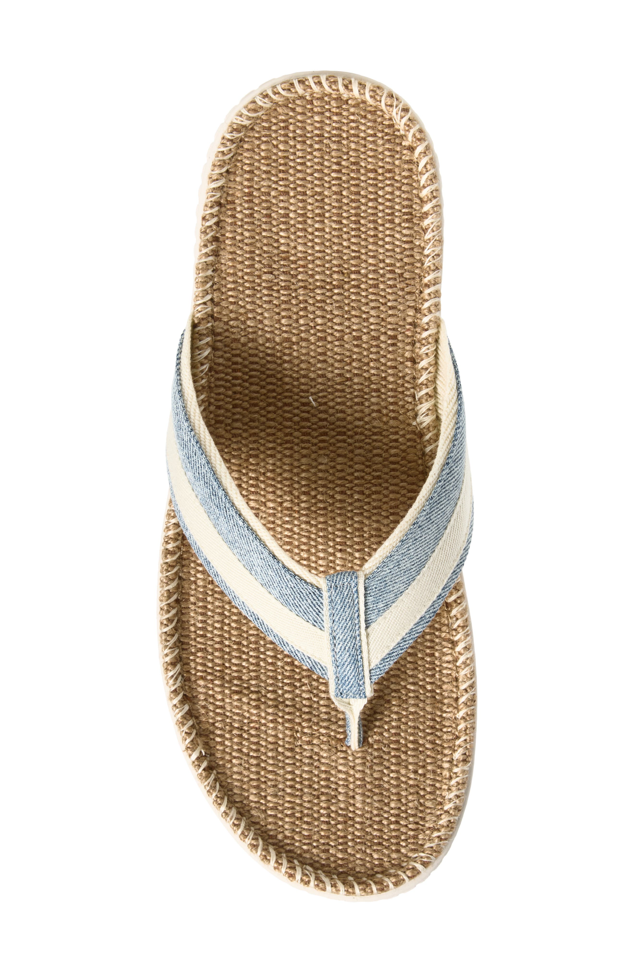 Raleigh Flip Flop, Alternate, color, WHITE
