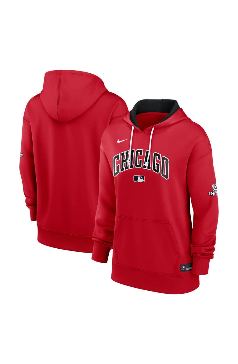 Nike Women's Nike  Red Chicago White Sox 2025 City Connect Authentic Collection Performance Pullover Hoodie, Main, color, Red