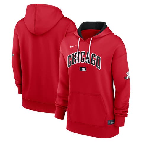 Women's Nike  Red Chicago White Sox 2025 City Connect Authentic Collection Performance Pullover Hoodie