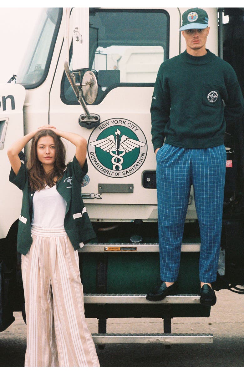 Tombolo 'DSNY x Tombolo' Sweater, Alternate, color, Green