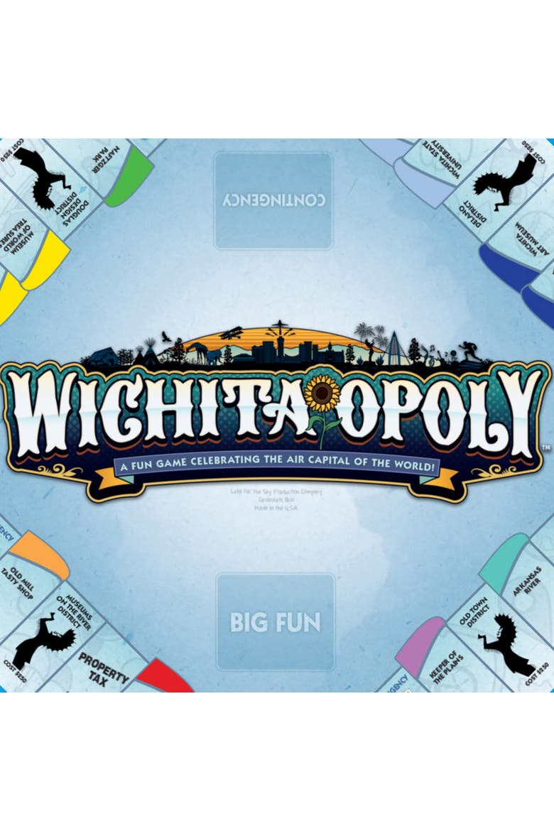 Wichitaopoly Monopoly Board Game, Alternate, color, Multicolored