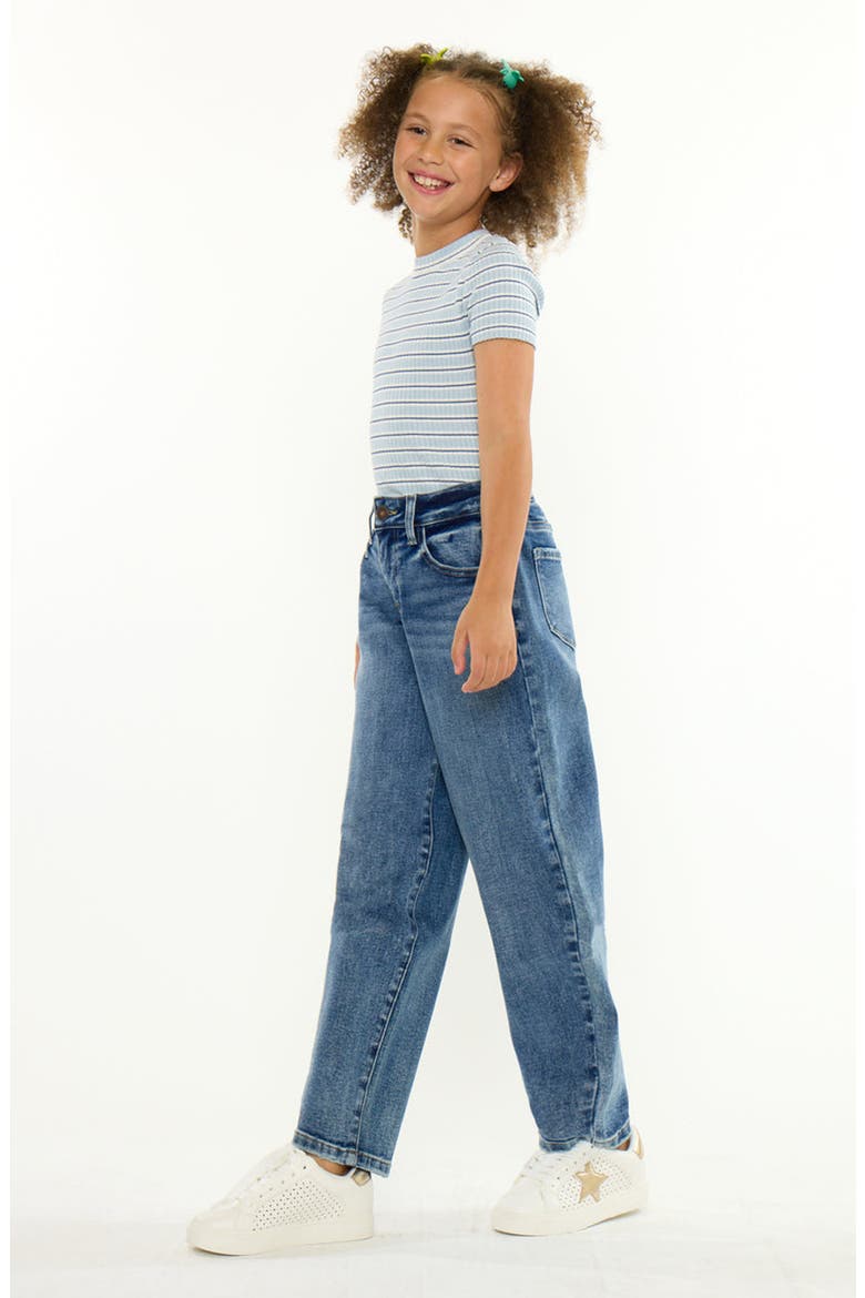 Jill High Rise Barrel Jeans, Alternate, color, Medium Wash