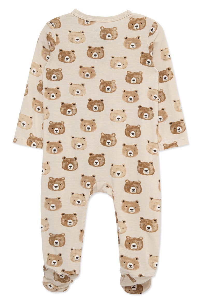 Happy Bears Stretch Viscose Footie (Nordstrom Exclusive), Alternate, color, TAN