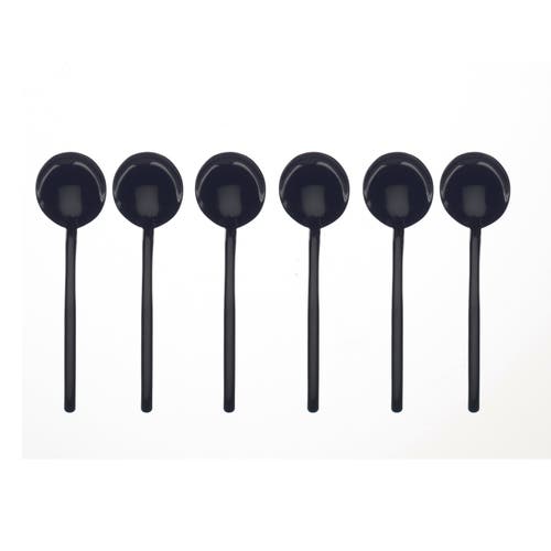Mepra Due Moka Spoons Set In Black