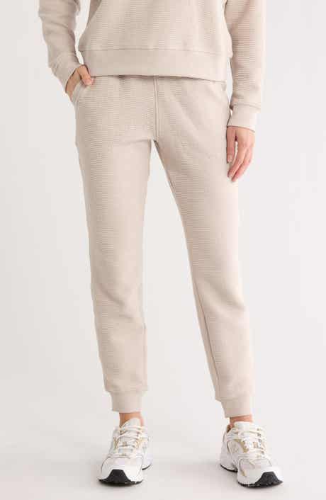 90 DEGREE BY REFLEX Cotton Blend Rib Sweatpants