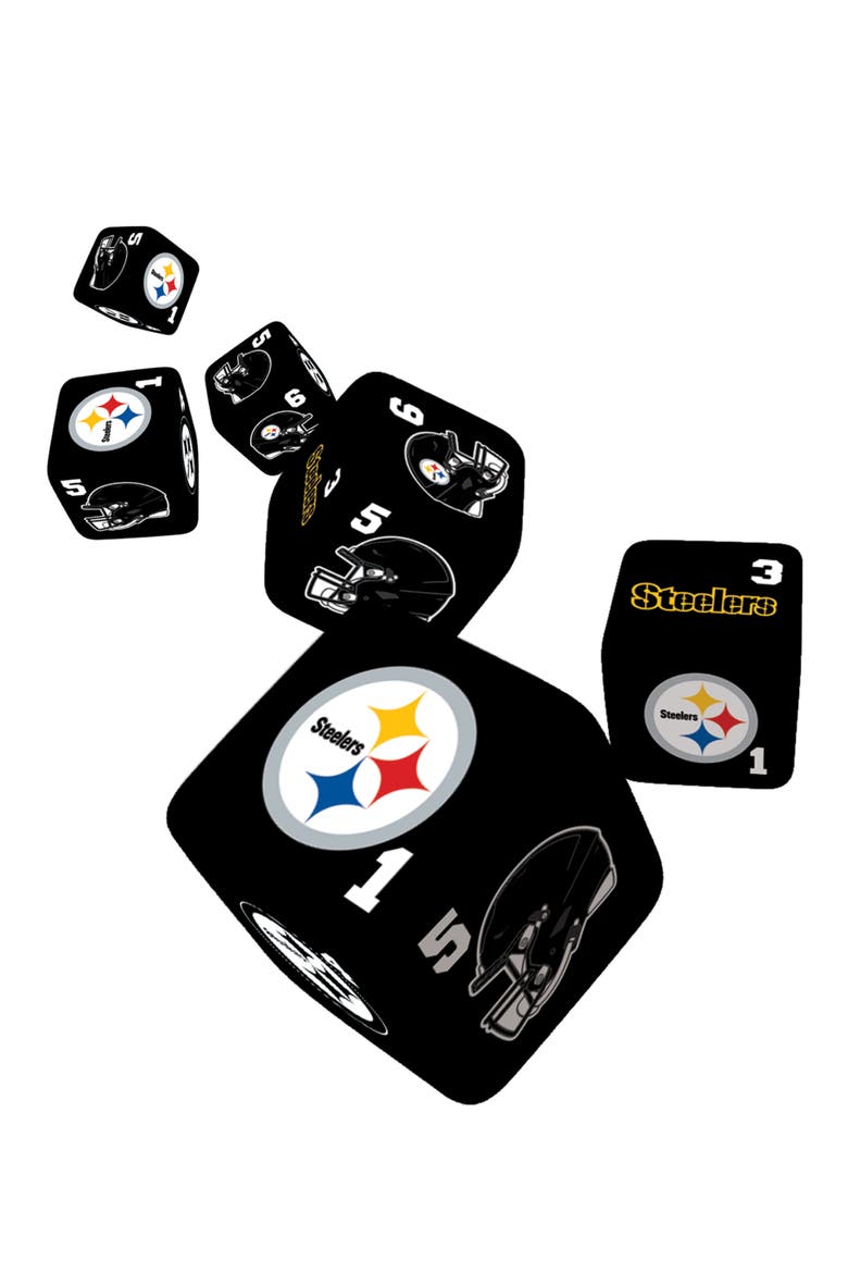 Pittsburgh Steelers Dice Set - 19mm, Alternate, color, Multicolor