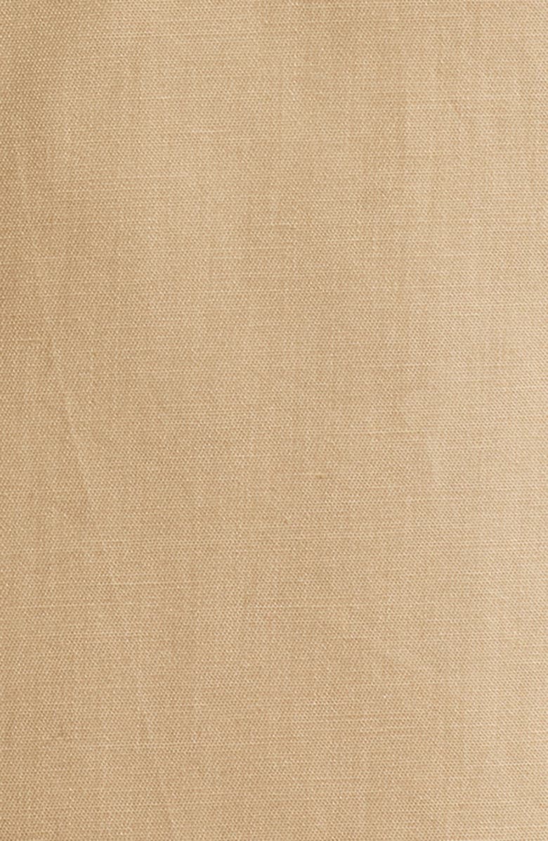 Sam Edelman Courduroy Stand Collar Cotton Trench Coat, Alternate, color, Sand