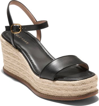 【限定セール】Cole Haan Cloudfeel Platform Wedge サンダル Cole Haan Keeton Cloudfeel Espadrille Ankle Strap Platform