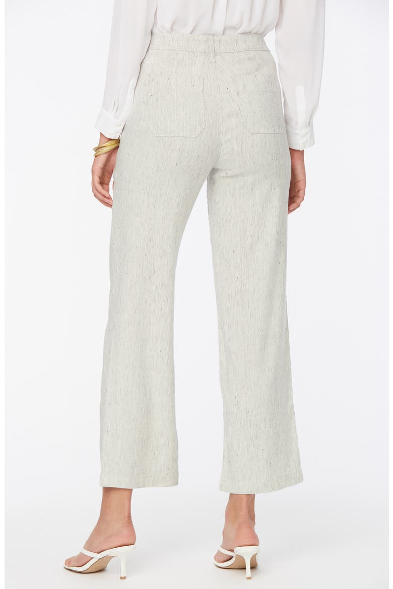 The Trouser Slub Stripe Linen Blend Pants, Alternate, color, SLUBBY STRIPE