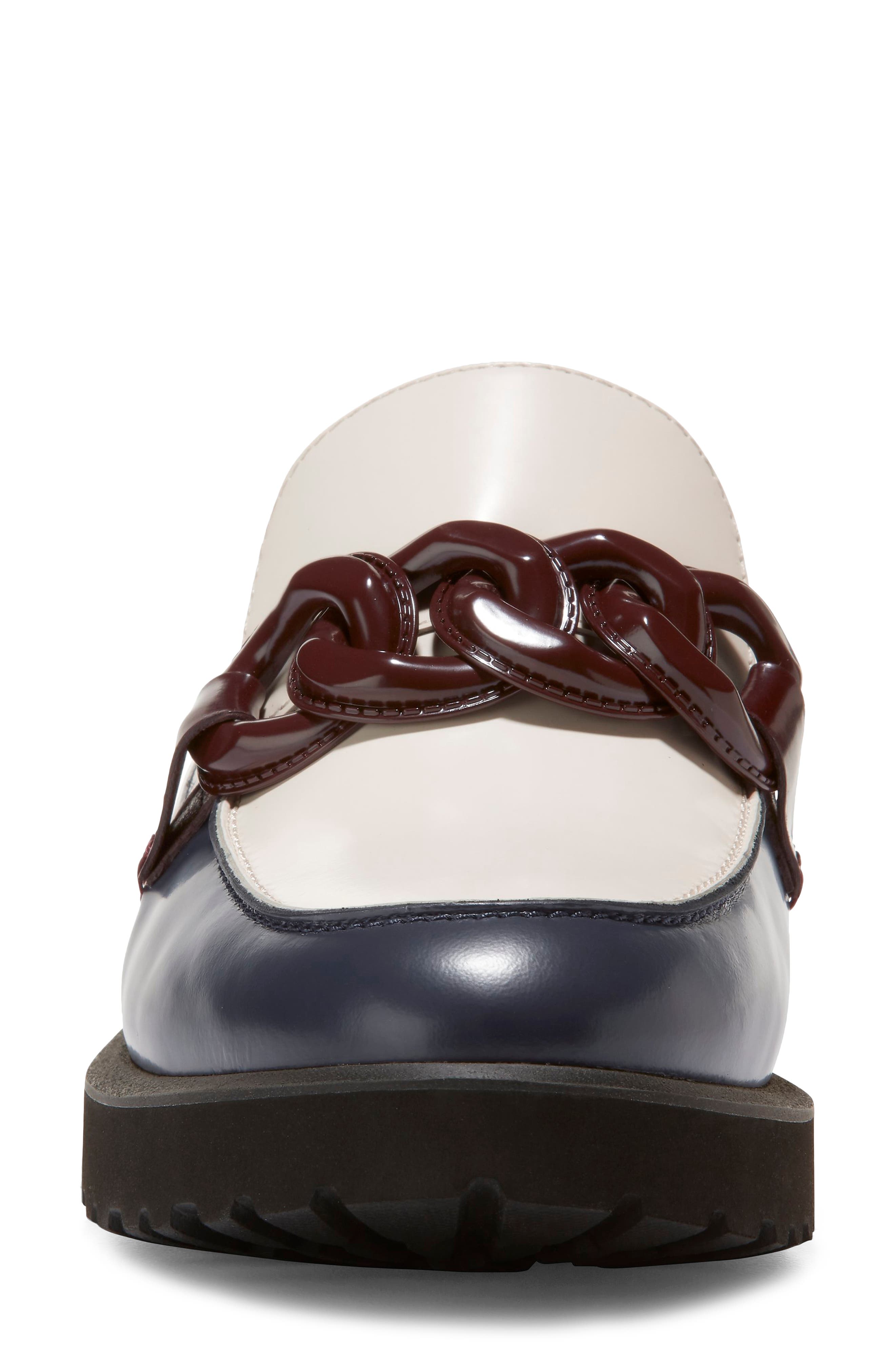 Geneva Chain Loafer, Alternate, color, NAVY BLAZE