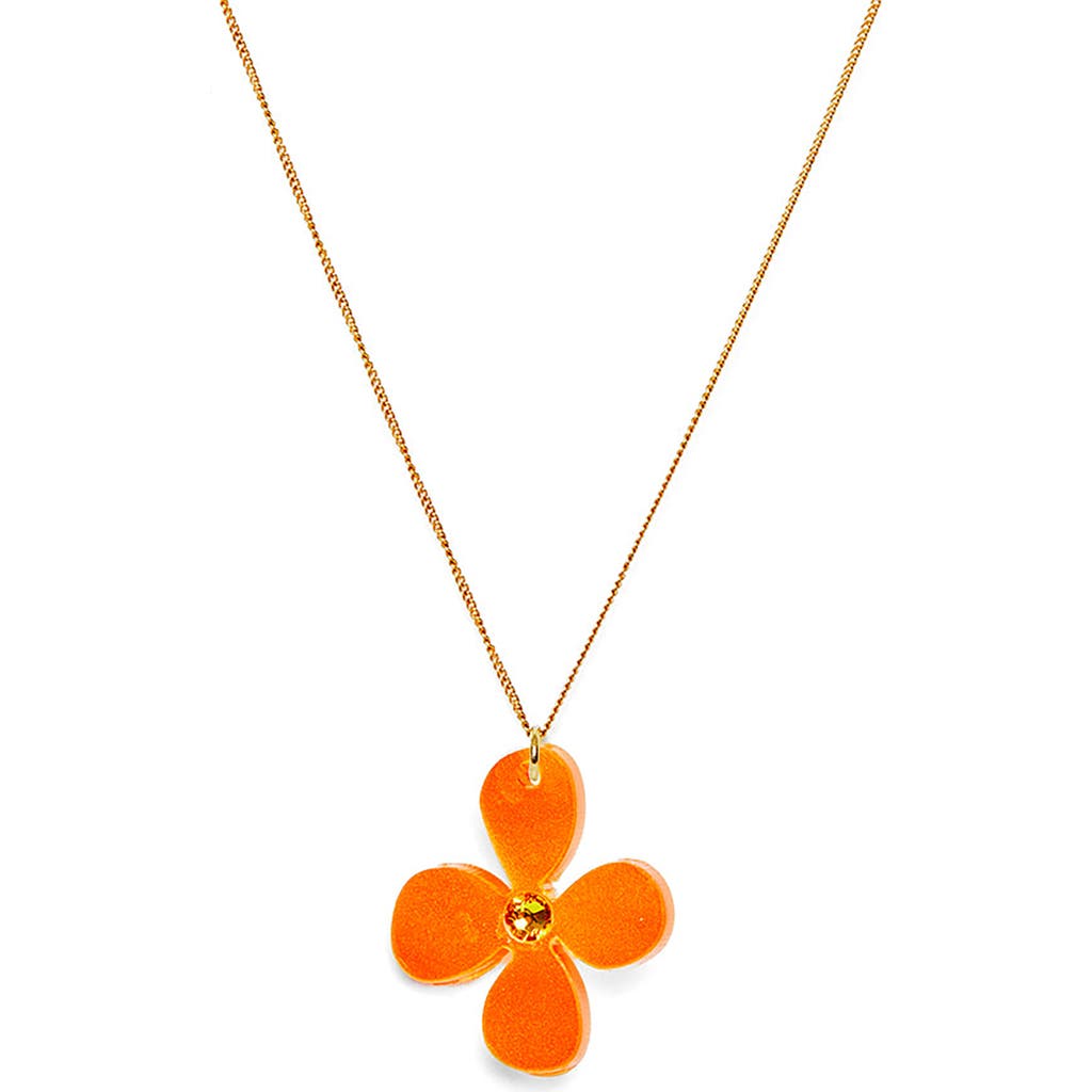 Toolally Daisy Pendant Necklace In Multi