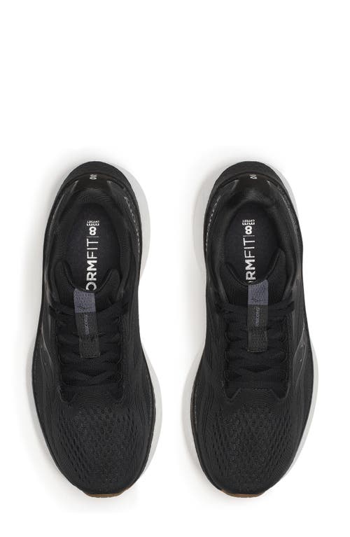 Saucony Ride 18 Running Shoe In Black/gum