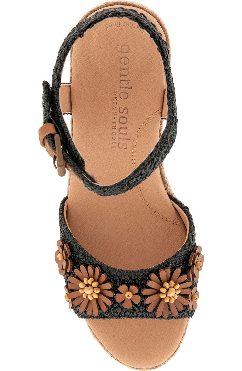 Gentle Souls Gibson Espadrille Ankle Strap Platform Wedge Sandal, Alternate, color,