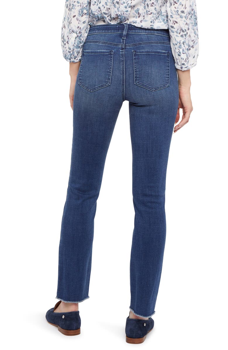 NYDJ Sheri Fray Hem Ankle Slim Jeans, Alternate, color,