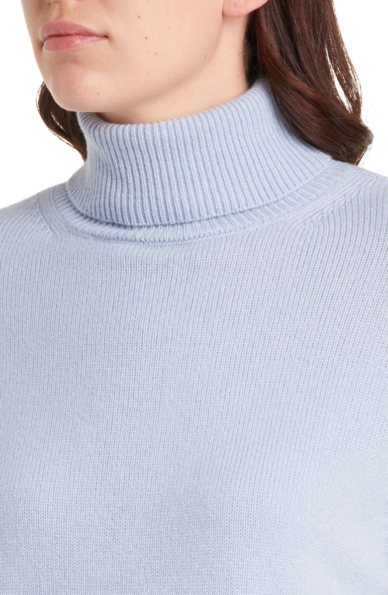 rag & bone Talan Turtleneck Cashmere Sweater, Alternate, color, Ltblue