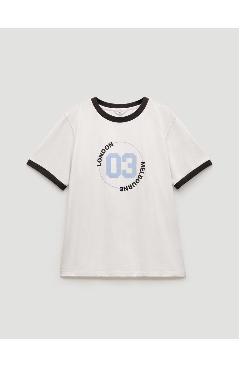 Hush London To Melbourne 03 Graphic T-Shirt, Alternate, color, Off White