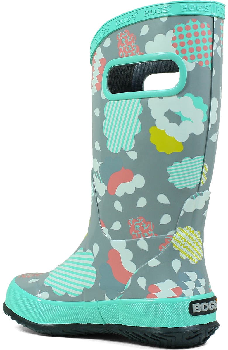 Bogs Clouds Waterproof Rain Boot, Alternate, color,
