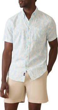 Faherty Breeze Short Sleeve Button-Down Shirt