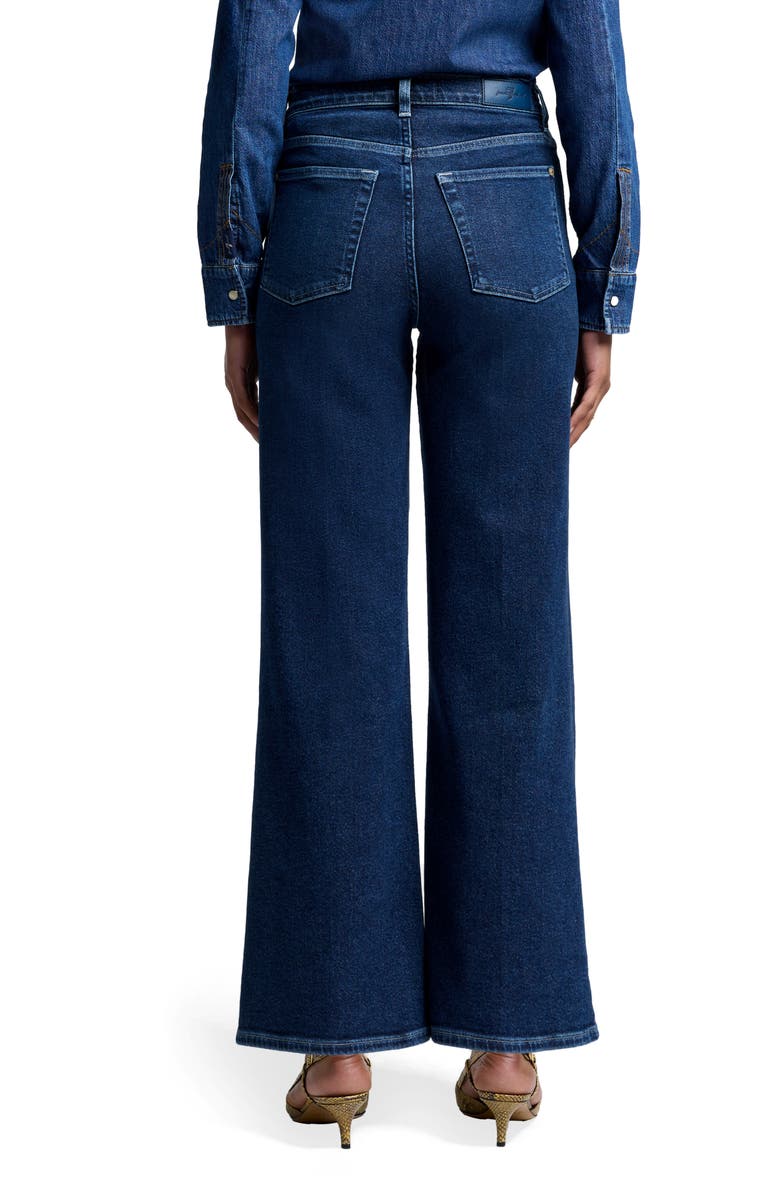 7 For All Mankind Jo Ultra High Rise Wide Leg Jeans, Alternate, color, Paradise Cove