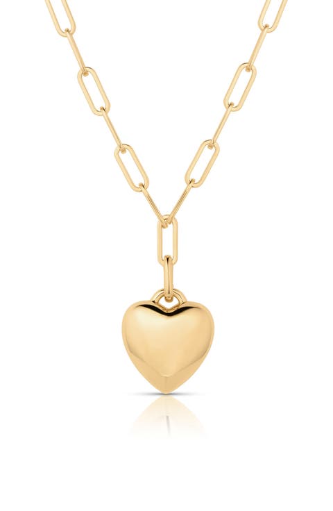 Aurelie Heart Clip Necklace