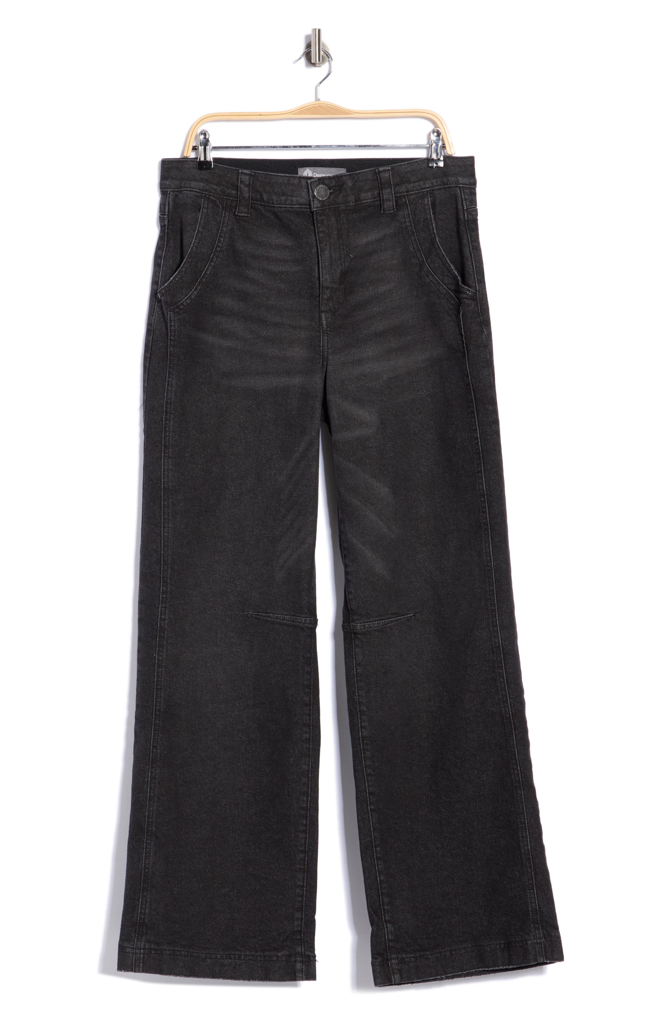 Wide Leg Dart Jeans