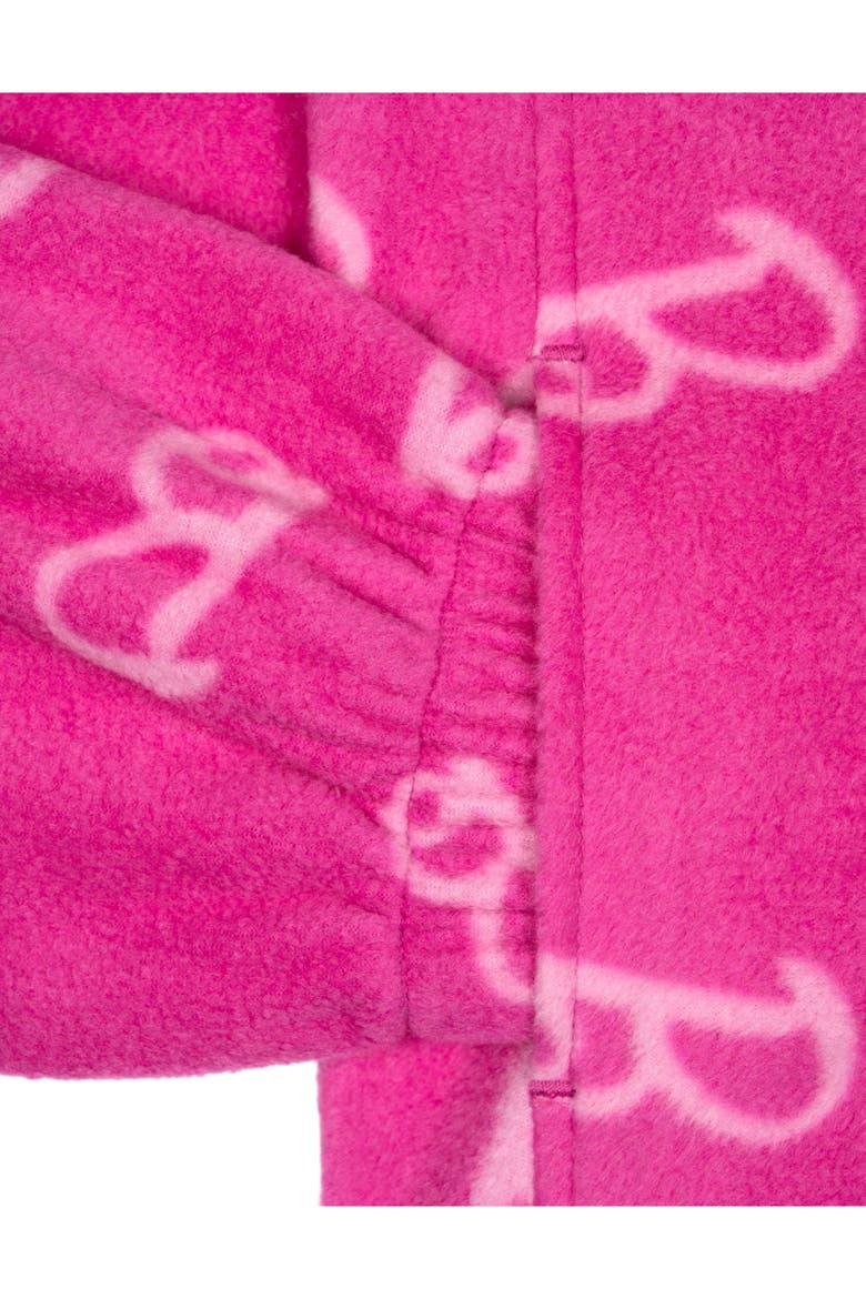 Fleece Zip-Up Jacket, Alternate, color, Two Tone Pink