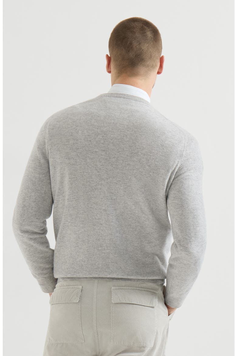 Cashmere sweater, Alternate, color, Pebble