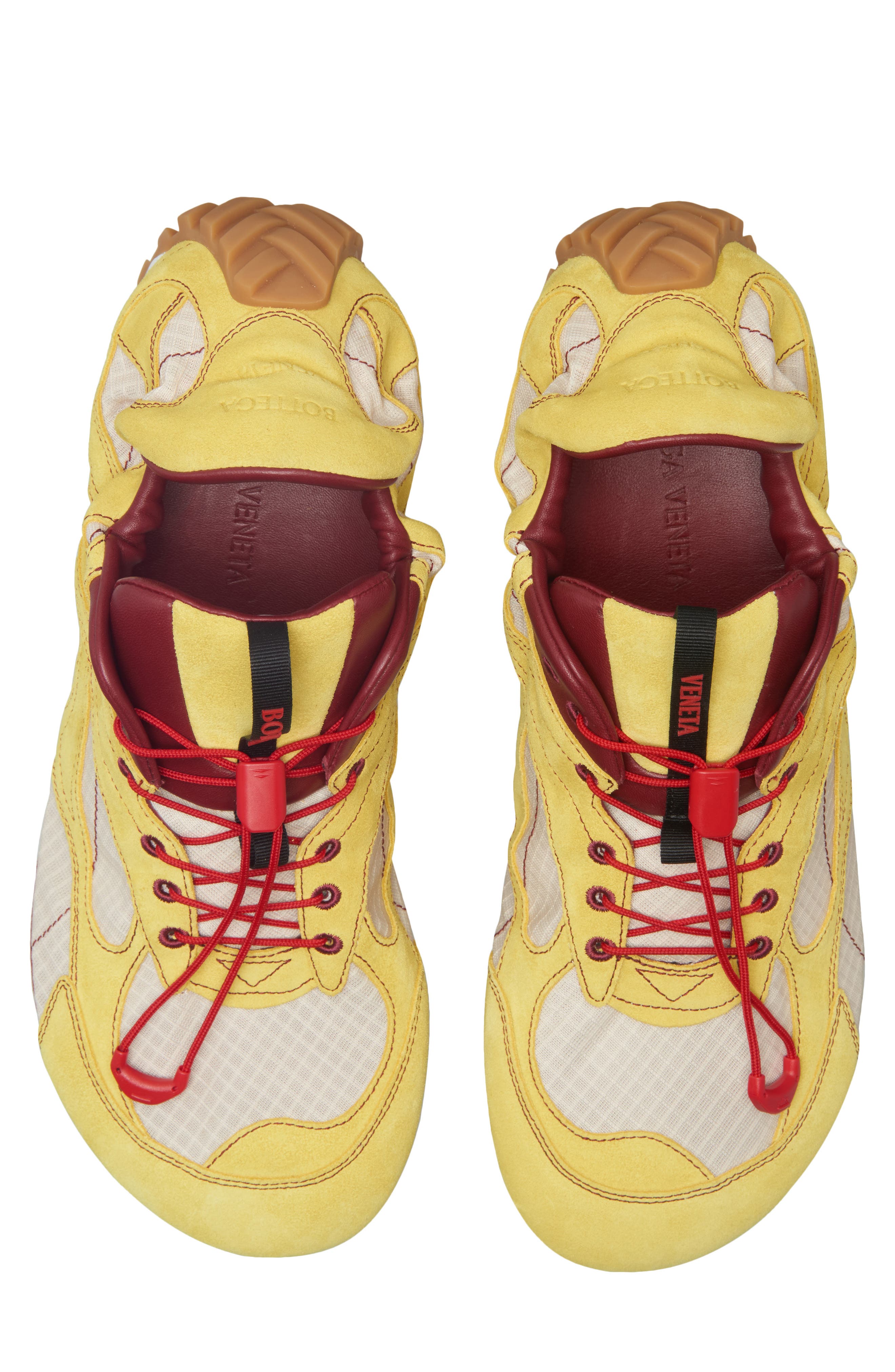 Bottega Veneta Orbit Flash Low Top Sneaker, Alternate, color, 4325 Limon/ Dark App/ Tufo