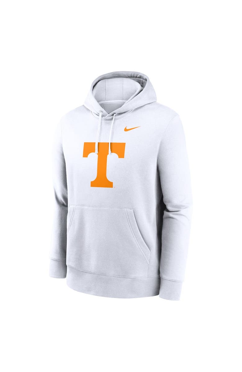 Nike Men's Nike White Tennessee Volunteers Primetime Club Fleece Pullover Hoodie, Alternate, color, White