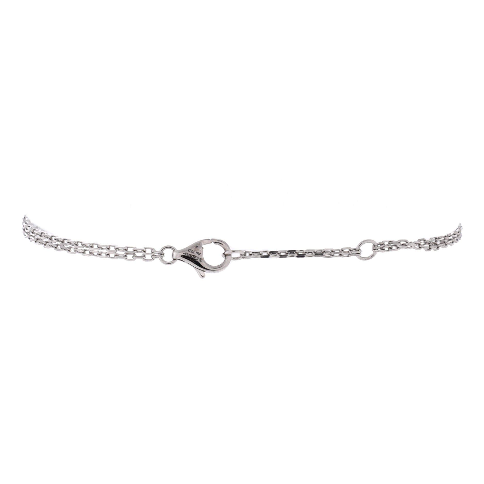 2 Diamonds Love Bracelet 18K White Gold with Diamonds, Alternate, color, Metallic Gold