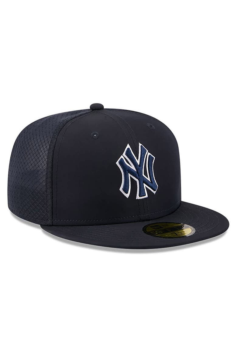 Men's New Era Navy New York Yankees 2026 Batting Practice 59FIFTY Fitted Hat, Alternate, color, Navy
