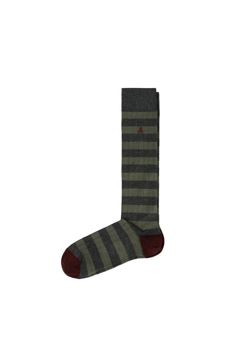 Stripes L Socks, Main, color, Grey