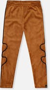 Deux par Deux Velvet Shimmer Finish Heart Appliqué Leggings