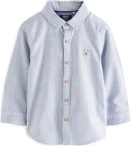 NEXT Kids' Stripe Oxford Button-Up Shirt